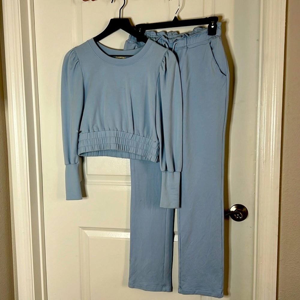 Women’s baby blue track suit